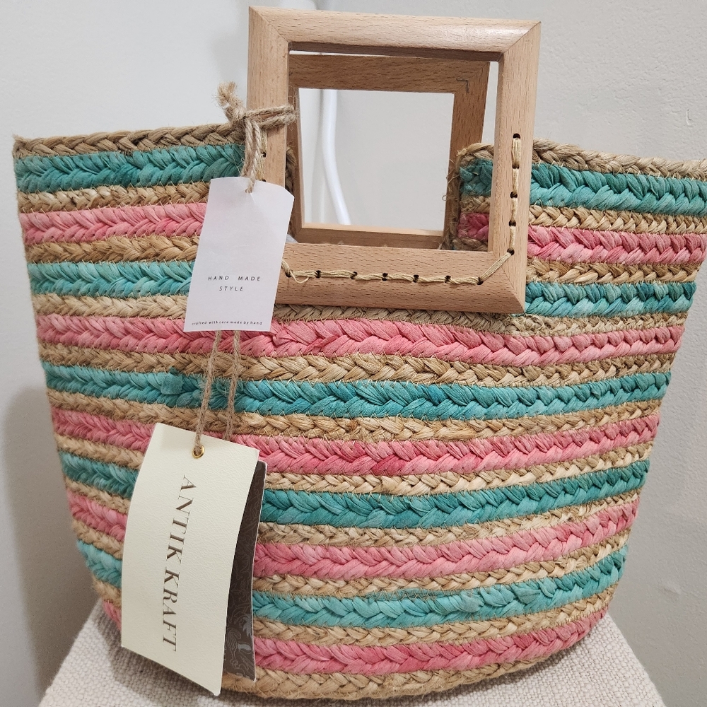 Antik Kraft Jute tote bag!